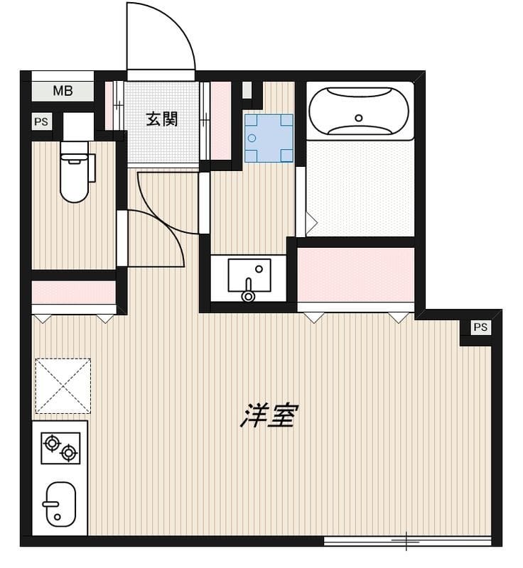 LEGALAND下北沢 306 間取り図