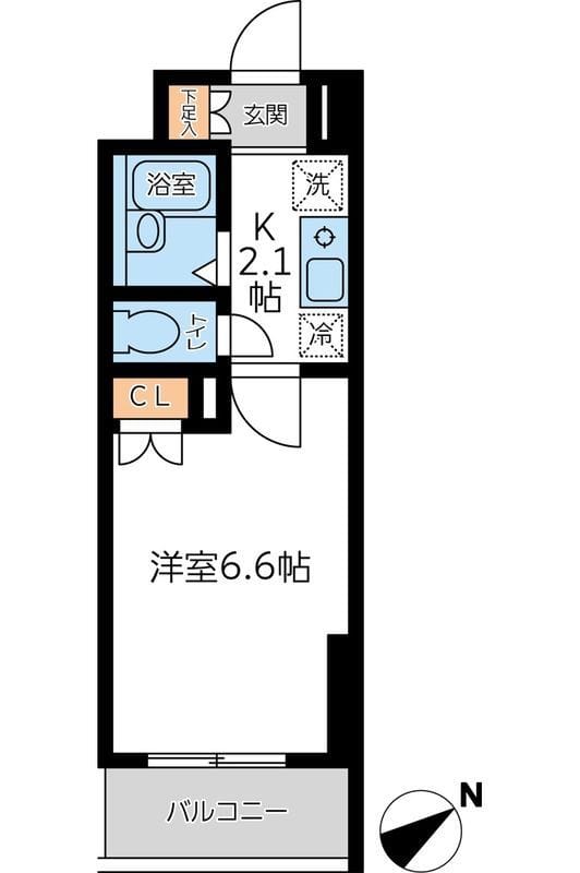 ラクラス杉並方南町 0505 間取り図