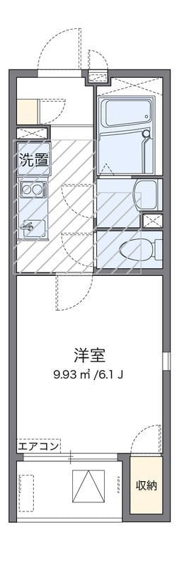 レオネクストラ プラクミーヌⅡ 301 間取り図