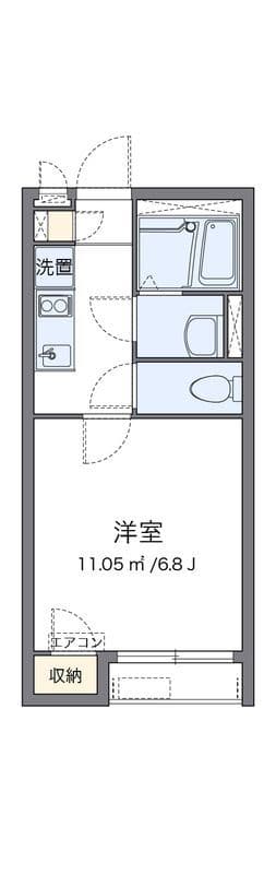 クレイノGlint 203 間取り図