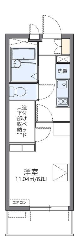 レオパレスTANASE 303 間取り図