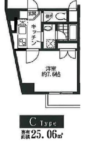 ナインブーランジェ川崎 203 間取り図