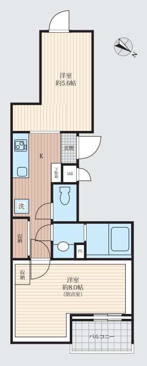 ラシクラス大塚駅前 401 間取り図