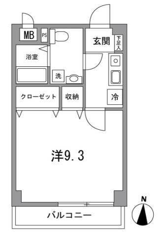 ロレットの小路 302 間取り図