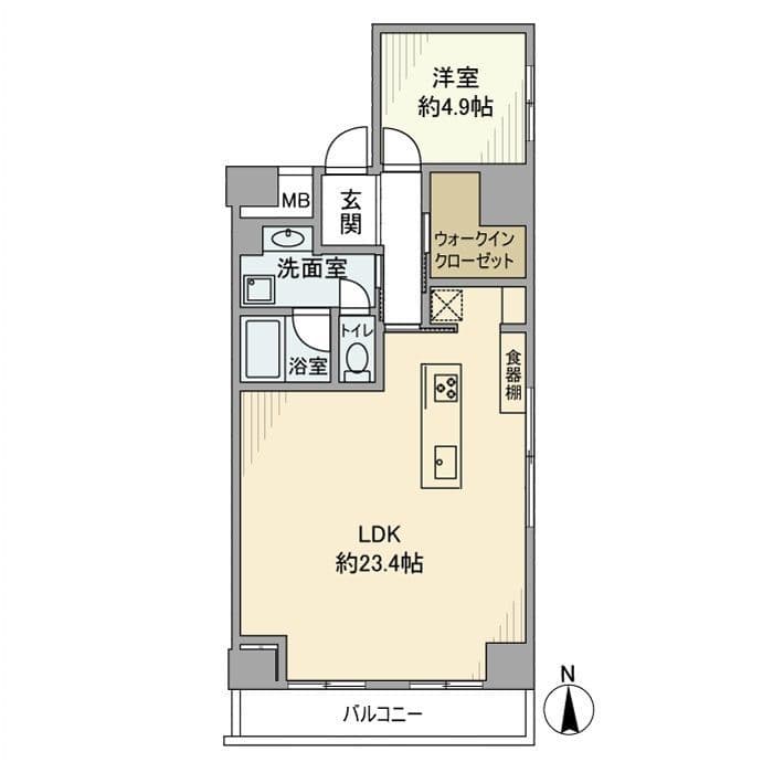 シティコープ浅草橋Ⅲ 605 間取り図