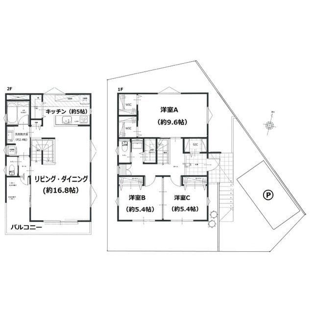 レントハウス北千束 37.5万円/入力なし/なし 間取り図
