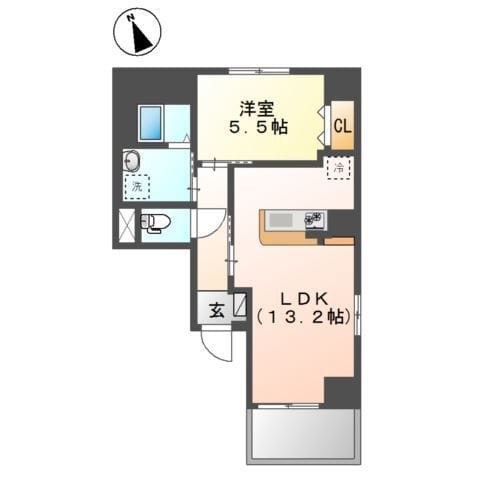 アローネ浅草 605 間取り図