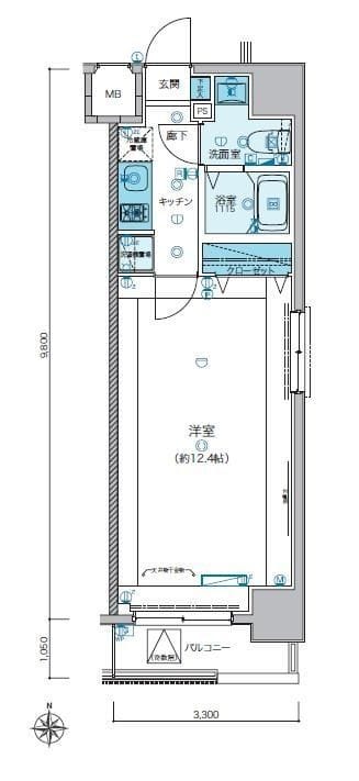 リヴシティ代田橋 303