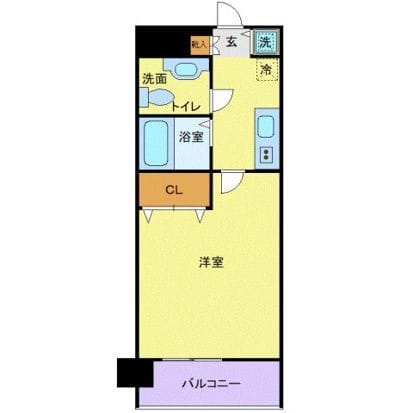 メゾン・ド・ヴィレ渋谷 402 間取り図