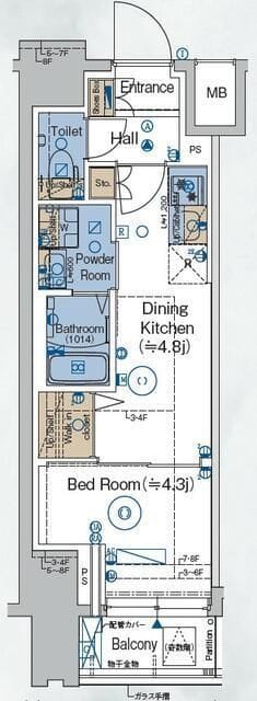 ガリシアレジデンス品川パークサイド 1001