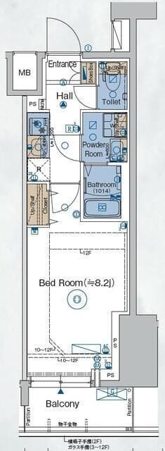 ガリシアレジデンス品川パークサイド 1202