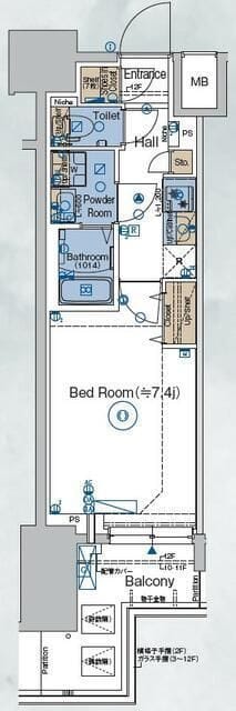 ガリシアレジデンス品川パークサイド 210