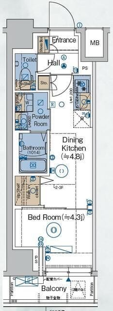 ガリシアレジデンス品川パークサイド 302