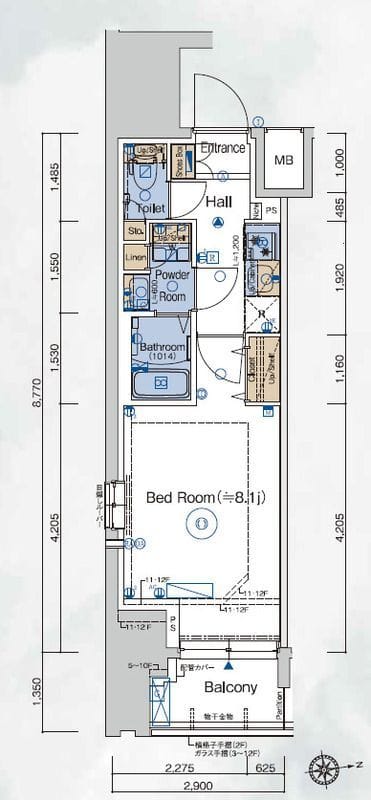 ガリシアレジデンス品川パークサイド 407
