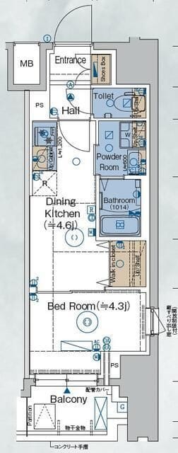 ガリシアレジデンス品川パークサイド 803