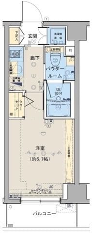 ブライズ恵比寿 202 間取り図
