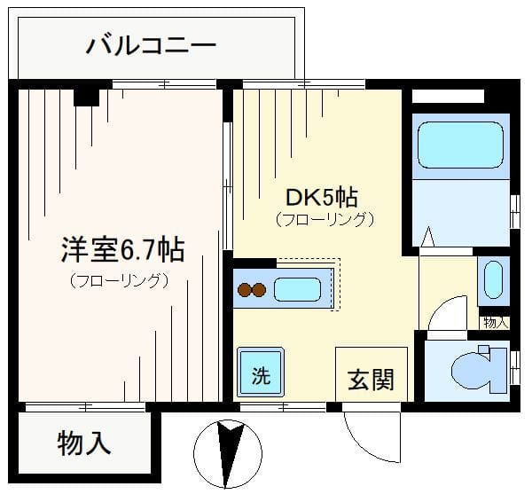 S-1300 303 間取り図