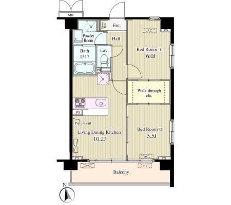 バンデューセン上北沢 201