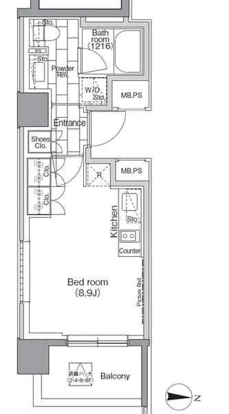 パークハビオ東陽町 608