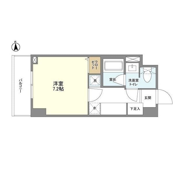 L・BASE押上North 505 間取り図