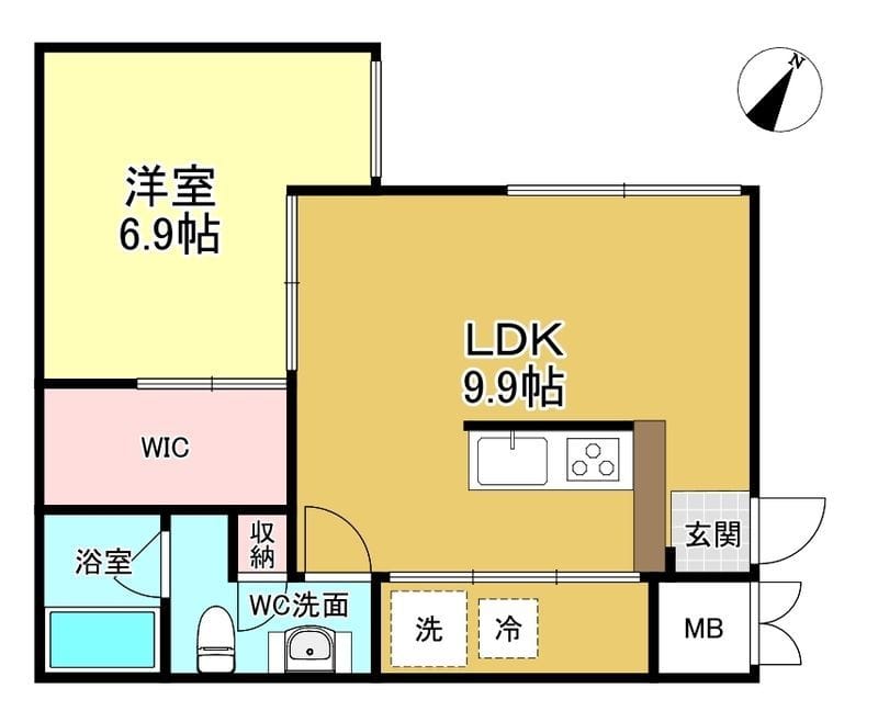 88.SANGENJAYA 101 間取り図