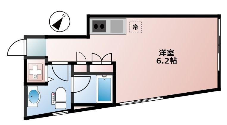 88.SANGENJAYA 303 間取り図