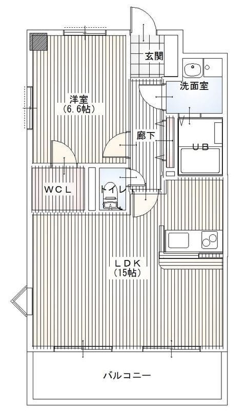 柏808タワー 601 間取り図