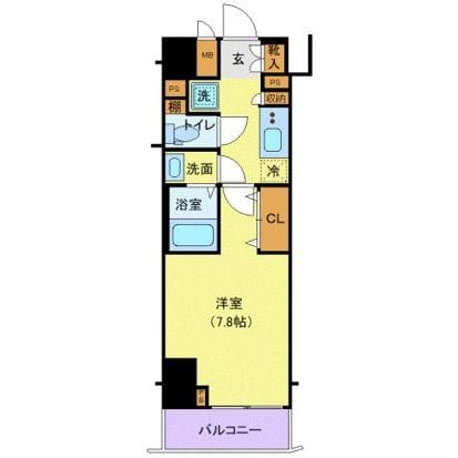ジェノヴィア南麻布グリーンヴェール 203 間取り図