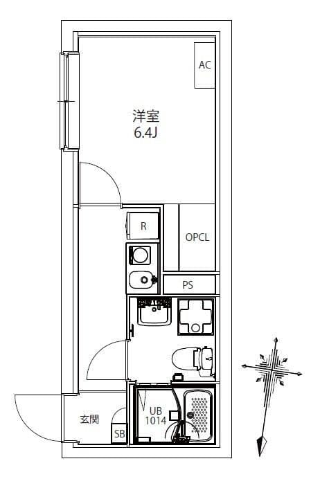 MAXIV CITY南品川 104 間取り図