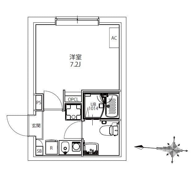 MAXIV CITY南品川 105 間取り図