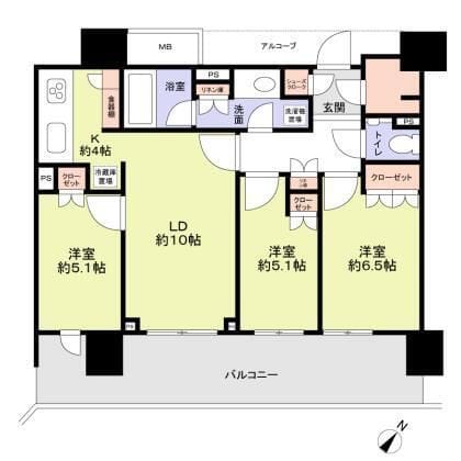 HARUMIFLAG SUN VILLAGE D棟の写真