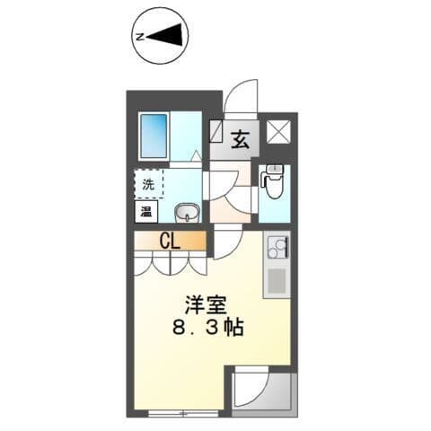 メゾン間中 201 間取り図