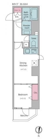 レジディア中野Ⅱ 0301