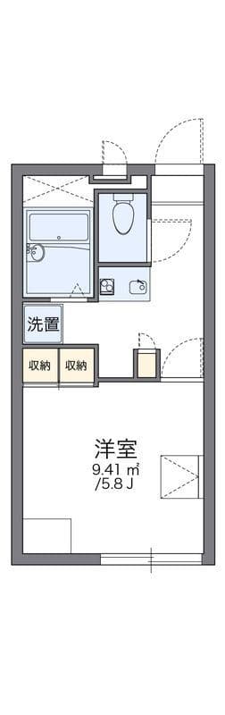 レオパレスクレスト笹塚 102 間取り図