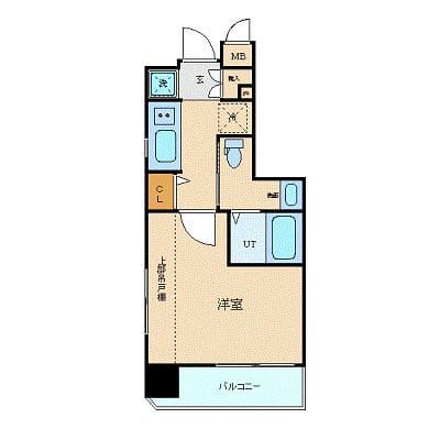 エステムプラザ品川大井町クリスタルヒルズ 304 間取り図