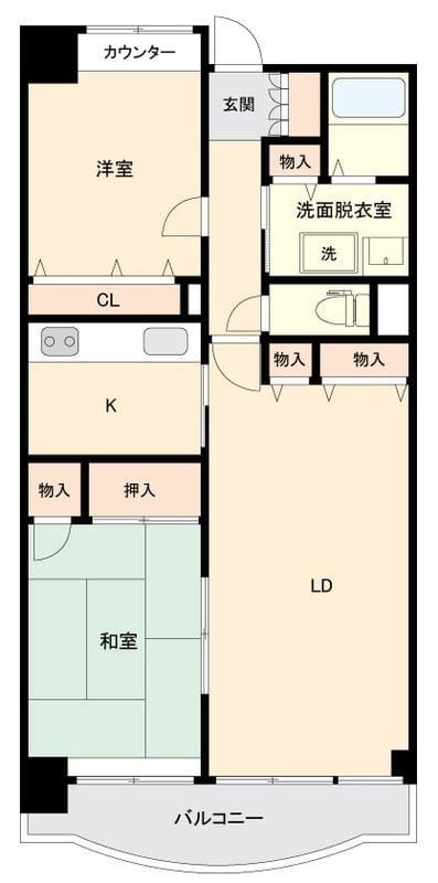 第六ヒカリマンション 0108 間取り図
