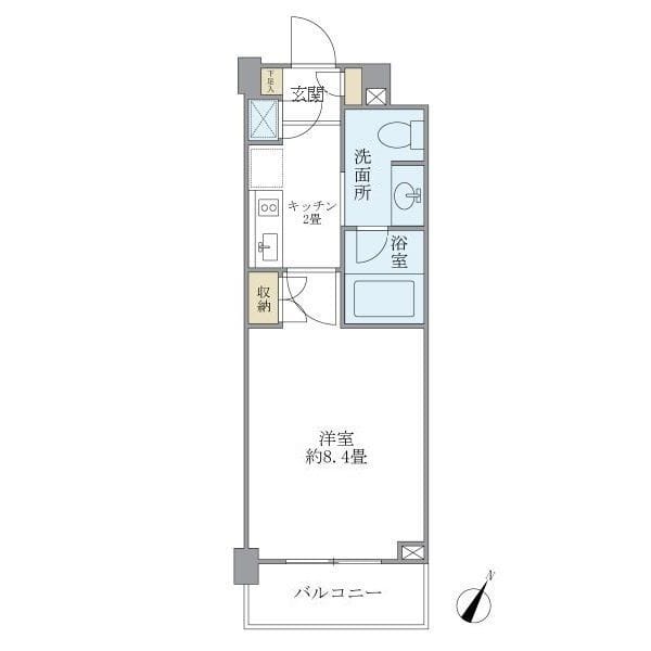 プレミアコート桜台 310 間取り図
