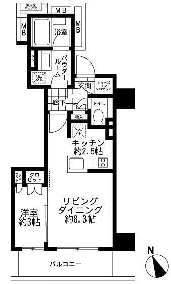 品川タワーレジデンス 604