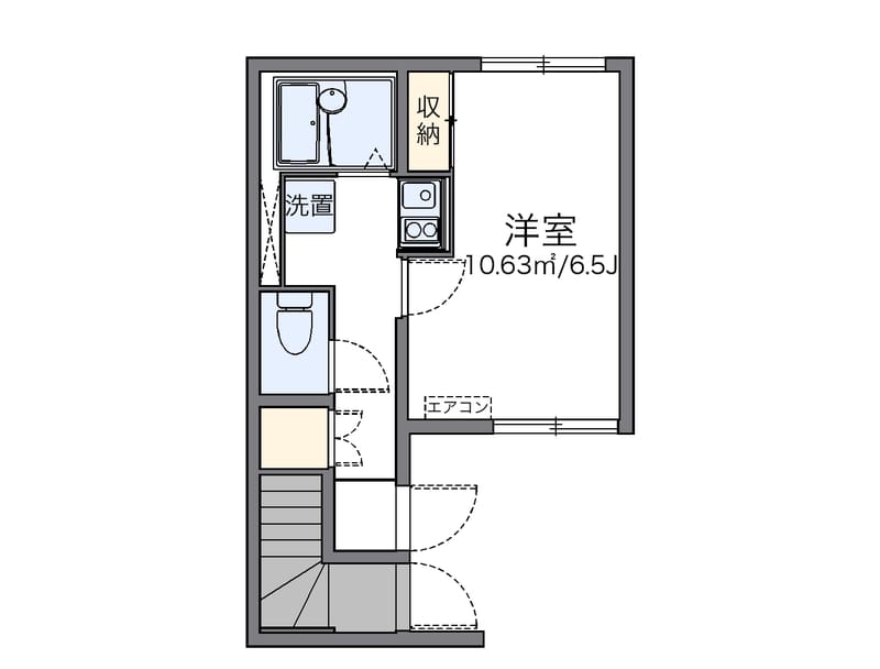 レオネクストSensuiⅣ 102 間取り図