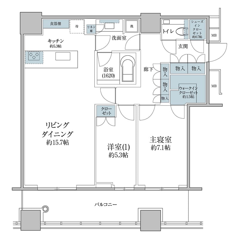 WORLD TOWER RESIDENCE 30階