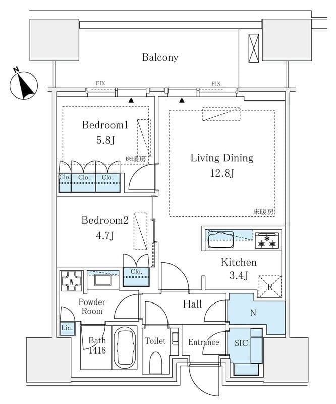 麻布台ヒルズレジデンスB 705
