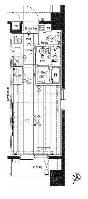 ガーラ・アヴェニュー明大前 601 間取り図