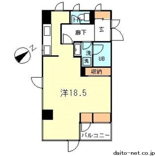クレアトゥール南青山 303 間取り図