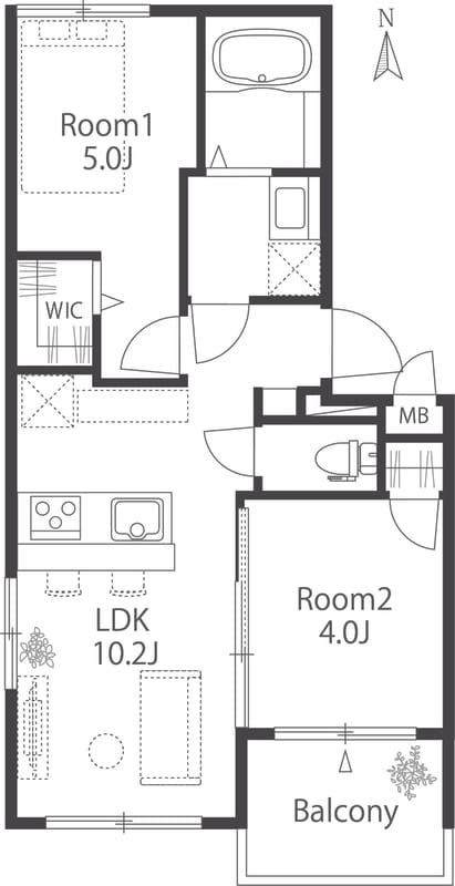 ビクトリーガーデン中落合 401