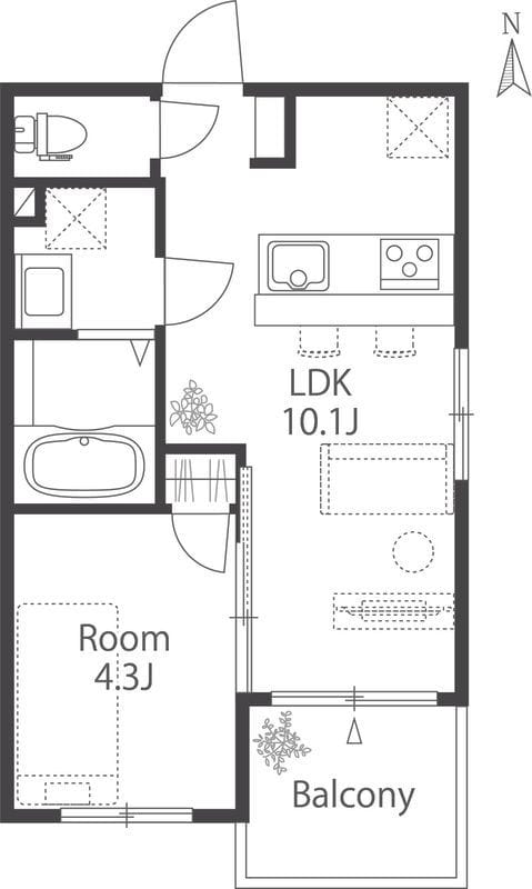 ビクトリーガーデン中落合 404