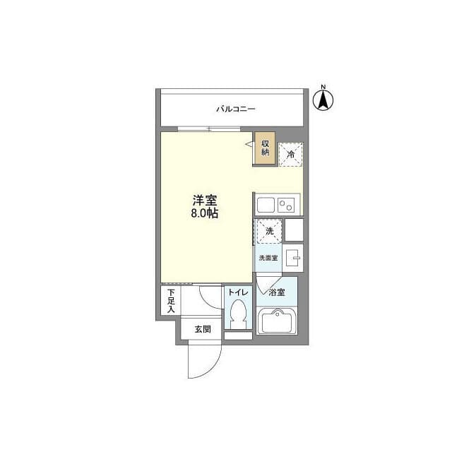 パルムクレスト武蔵小山 サウス棟 103 間取り図