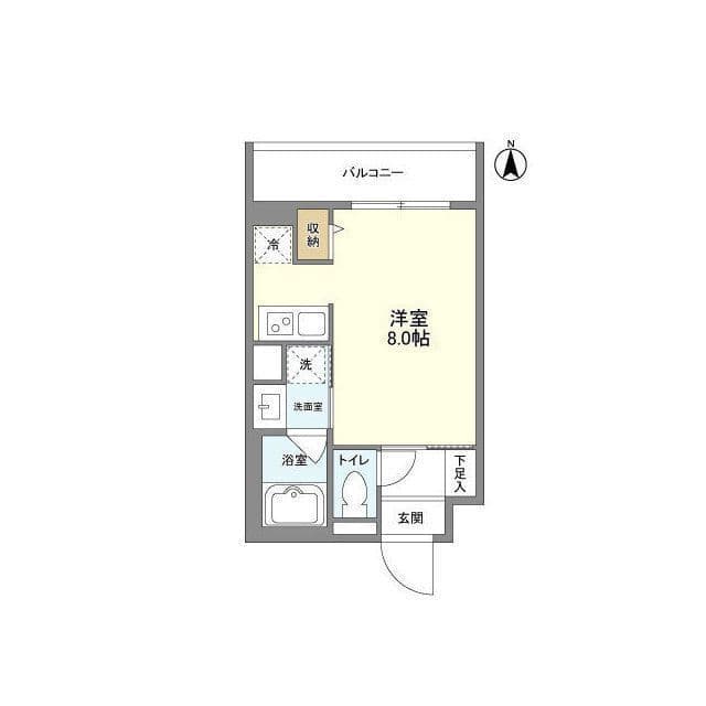 パルムクレスト武蔵小山 サウス棟 303 間取り図