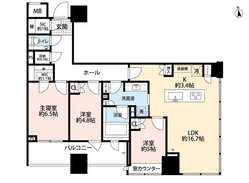 パークコート ザ・三番町ハウス 1207