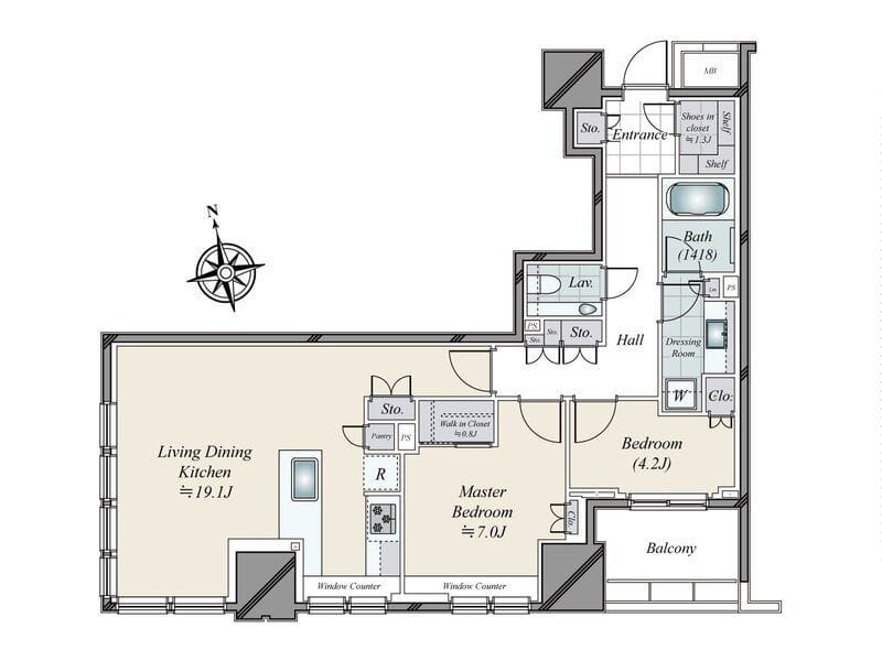 パークコート ザ・三番町ハウス 1404