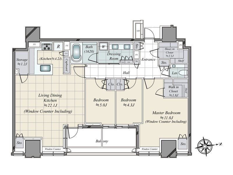 パークコート ザ・三番町ハウス 1706
